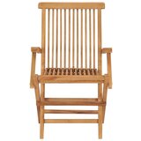  Vrtne stolice s antracit jastucima 8 kom od masivne tikovine | shoptok.hr