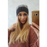 Kesi Cap with fleece Bibiana K264 graphite + gray | shoptok.hr