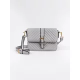 Shelvt Grey quilted small handbag