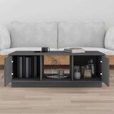  Stolić za kavu sivi 100 x 50 x 35 cm od masivne borovine | shoptok.hr