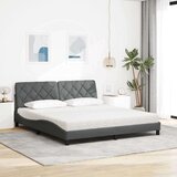 vidaXL Krevet s madrac svjetlosivi 180x200cm tkanina | shoptok.hr