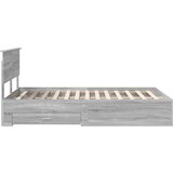  Konstrukcija postelje Siva Sonoma 120 x 200 cm Konstruiran les, (5000100682) | Shoptok.si