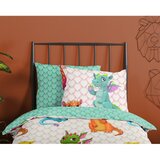 Good Morning Pamučna dječja posteljina za krevet za jednu osobu/za produženi krevet 140x220 cm Dragons – | shoptok.hr
