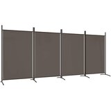 Sobna pregrada s 4 panela antracit 346 x 180 cm od tkanine | Eponuda.ba
