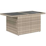  8-dijelni set vrtnih sofa od poliratana s jastucima svjetlosivi | shoptok.hr