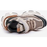 Boto Sneakers Sports Shoes For Children With Velcro Beige Ronivelle | Shoptok.si