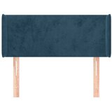  Uzglavlje s ušima tamnoplavo 93x16x78/88 cm baršunasto | shoptok.hr