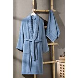 Lessentiel Maison set bademantil sa peškirom carla, indigo Cene