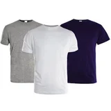 T-SHIRT SET 3/1 plava,siva,bijela vel.M