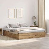  Postelja z prostorom za shranjevanje Artisan Oak 200x200 cm, (22052577) Cene