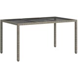  Stol za vrt Siva 150 x 90 x 75 cm poliratan | shoptok.hr