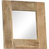 Maison Chic Ogledalo - Zrcalo - Kozmetično ogledalo iz trdnega mangovega lesa 50x50 cm, (21698068) | Shoptok.si