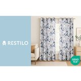 Restilo Bela/svetlo modra zavesa za delno zatemnitev 135x250 cm Solkone – | Shoptok.si