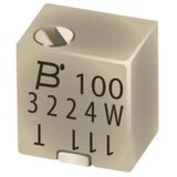 Bourns cermet trim potenciometar, 12 okretaja, 10 kω, 0,25 w, smd, vrh, 3224X-1-103 cermet trimer linearno 0.25 w 10 kΩ 4320 ° 1 st. Cijene