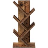  Polica za knjige drvo 4-razine 30 x 18 x 60 cm Staro drvo | shoptok.hr