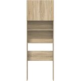 Ormarić za perilicu rublja boja hrasta 64 x 24 x 190 cm drveni | shoptok.hr