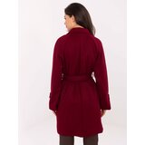 RUE PARIS Coat-IT-EN-A9589.58-burgundy | Shoptok.si