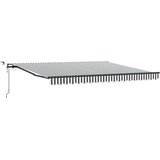 Tenda na automatsko uvlačenje LED antracit i bijela 400x300 cm | Eponuda.ba