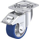 Blickle Vrtljivo kolo iz jeklene pločevine BK-ALBS-FI, kolo s Ø 125 mm, nosilnost 450 kg, mere ploščice 140 x 110 mm | Shoptok.si