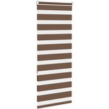  Zavjesa zebra smeđa 60x150 cm širina tkanine 55,9 cm poliester | shoptok.hr