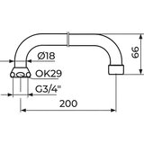 Rosan izliv u 200-18mm sa perlatorom PIU20018 | Eponuda.com