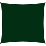 vidaXL Senčno jadro oksford blago kvadratno 3,6x3,6 m temno zeleno Cene