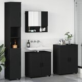  Set namještaja za kupaonicu 4 kom. Crna 61 x 35 x 64 cm | shoptok.hr