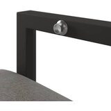 Amatio LOUNGE NASLANJAČ tkanina aluminij | Shoptok.si