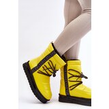 Boto Women's Snow Boots with Yellow Laces Lilara | Shoptok.si