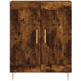  Visoka komoda dimljeni hrast 69 5x34x180 cm konstruiranog drva | shoptok.hr