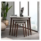 Hanah home Set stočića od 4 komada Luci White | Eponuda.com