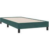 Box Spring krevet bez madraca tamnozeleni 80x210 cm baršun | shoptok.hr