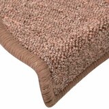 Prostirke za stepenice 30 kom 56x17x3 cm smeđe poluokrugle | shoptok.hr