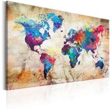  Slika - World Map: Urban Style 90x60 | shoptok.hr