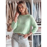 DStreet Sweter damski one size oversize SOFTICAN jasnozielony Cene