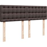  Krevet s oprugama i madracem tamnosmeđi 140 x 190 cm od tkanine | shoptok.hr