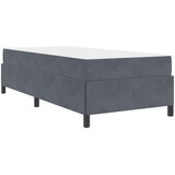  Krevetna konstrukcija Tamno siva 100 x 200 cm tkanina | shoptok.hr