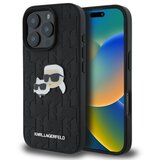 Licensed Karl Lagerfeld Karl Lagerfeld maska za iPhone 16 Pro HEADS PIN BLACK cene