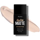 Aura hydra matte tečni puder 011 champagne mist cene