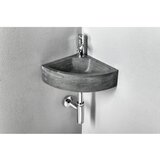 Sapho Crni kameni umivaonik za WC 30x30 cm Blok – | shoptok.hr