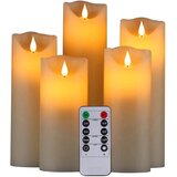 HANZIM 5x LED sveča iz pravega voska z daljincem | Shoptok.si