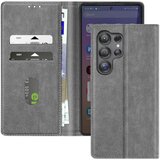 AVIZAR Ohišje za Samsung S25 Ultra Clapet Denarnica in držalo za videoposnetke, Siva, (5000016321) | Shoptok.si
