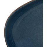 Nadgradni umivaonik smeđe-plavi ovalni 59x40x14 cm keramički | shoptok.hr