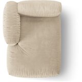 Micadoni Bež in kremno bel modul za sedežno garnituro iz tkanine bouclé (levi kot) Martina – Home | Shoptok.si