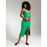 Sinsay Crop top u stilu negližea | shoptok.hr