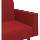  Dvosjed na razvlačenje crvena boja vina baršunasti | shoptok.hr