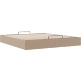  Okvir kreveta bez madraca cappuccina 200x200 cm od umjetne kože | shoptok.hr