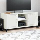vidaXL TV ormarić bijeli 100,5 x 39 x 43,5 cm hladno valjani čelik Cijene