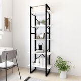 vidaXL ormarić za knjige s 5 razina bijeli 60 x 30 x 175 cm od iverice Cijene