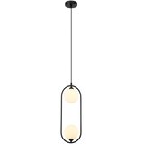  ITALUX PND-3965-2-BK - Luster na sajli LUPUS 2xG9/25W/230V crna | Eponuda.com